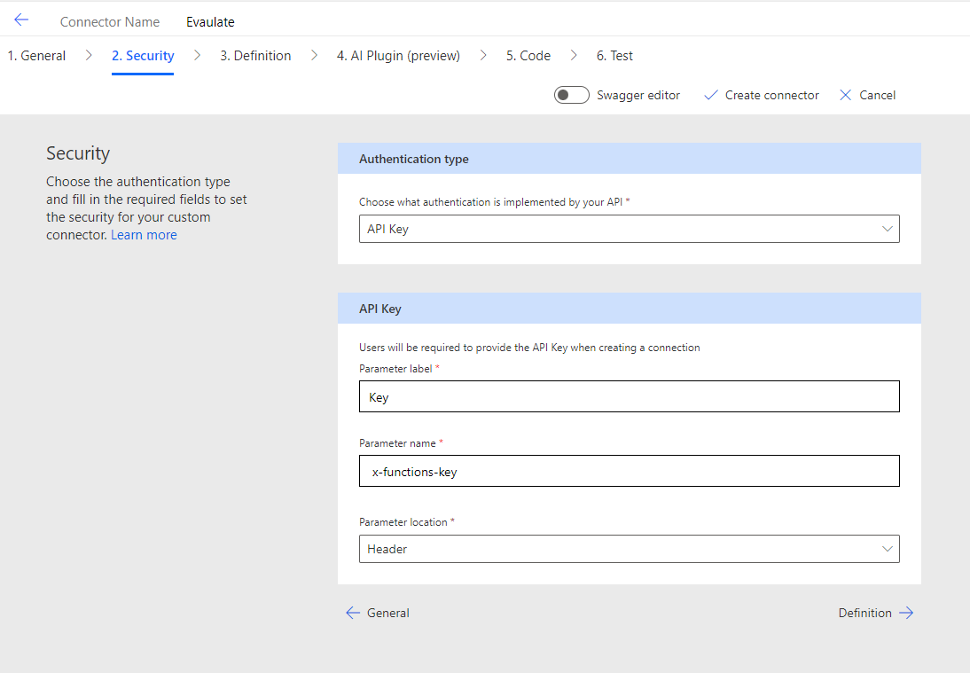 Screenshot of Api Key