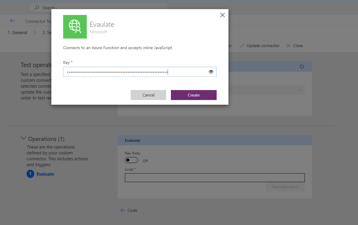 Screenshot of Connection